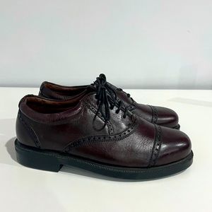 Dark brown men’s shoes. Size 7. Brand new in box.